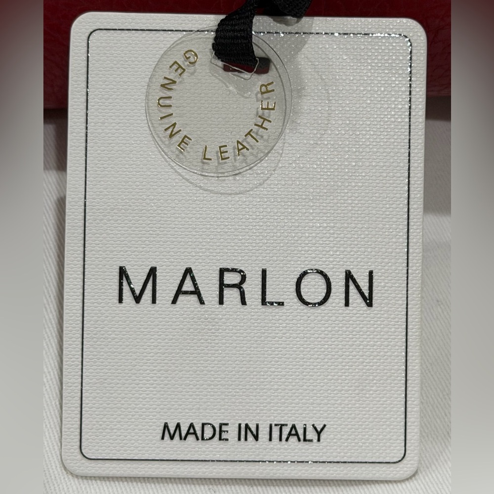 Marlon Firenze Red Leather Crossbody Bag - Picture 11 of 14